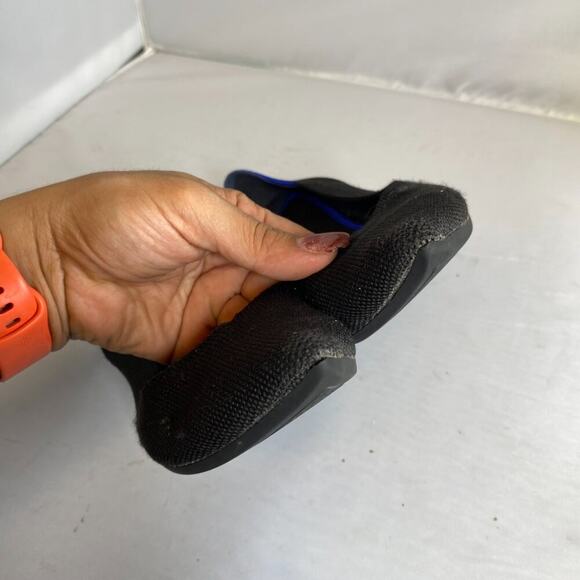 Rothy's The Point Black Recycled Knit Comfort Slip On Ballet Womens W8 - Picture 2 of 6